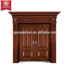 Factory Custom Exterior Doors, Double Swing Copper Fire Door, Quality Bronze Door